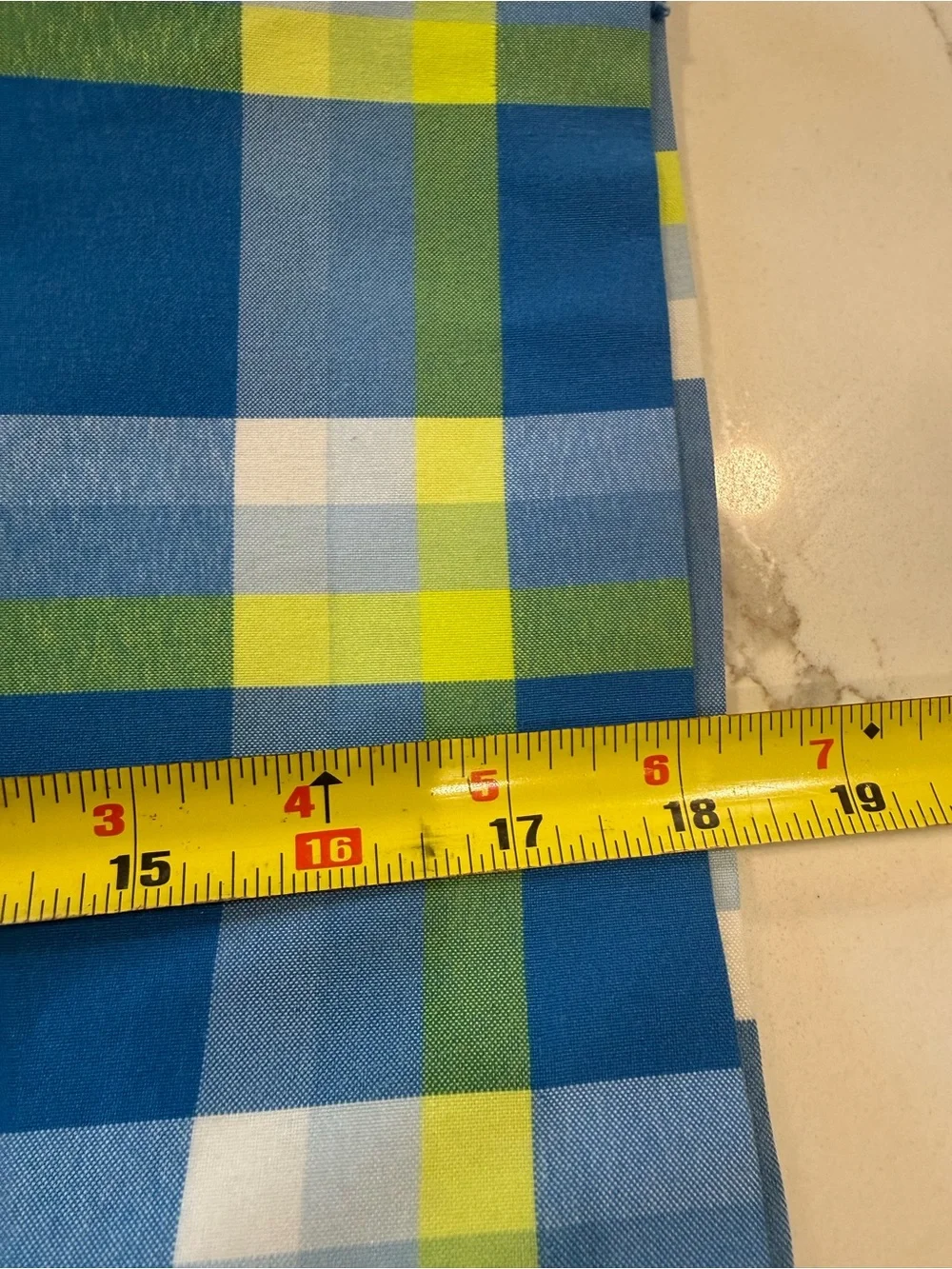 Izod Blue Yellow Plaid Golf Skort